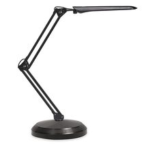 Equipoise™ 8W LED Touch Lamp Black / Cool White - LSG-BL + LSM-7-BL