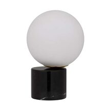 Novio Table Lamp Black Marble / Opal Matt - NOVIO TL-BKMOP