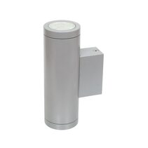 New Bondi II 11W LED Up/Down Wall Pillar Spot Light Silver / Warm White - SL7224WW/SL