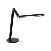 Concertina 8W LED Colour Selectable Dimmable Desk Lamp Black / Tri-Colour - 21961/06