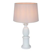 Bermuda Table Lamp White With Shade - ELHK7042WH