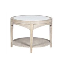 Cantara Marble Round Side Table White - FUR1002