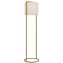 Loftus 1 Light Floor Lamp Antique Gold - LOFTUS FL-AGIV