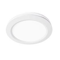 Saturn Small Round Bathroom Exhaust Fan With Flex & Plug Tricolour LED Light - MXFSLR20W