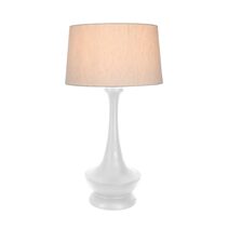 Peninsula White Table Lamp With Shade - ZAF1016W