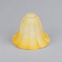 Amber Bell Shaped Glass