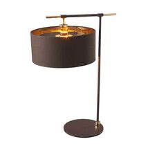 Balance Table Lamp Brown / Polished Brass - BALANCE-TL-BRPB