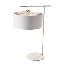 Balance Table Lamp White / Polished Nickel - BALANCE-TL-WPN