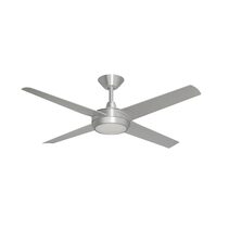 Concept 52" 18W LED Dimmable AC Ceiling Fan Brushed Aluminium / Tri-Colour - CL508