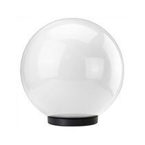 Avela 30cm 8W LED Sphere Post Top Light Opal / Cool White - FLED6002-WH