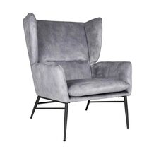 Hemming Wingback Chair Grey - FUR1069LGRY