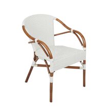 Harlow Rattan Chair White - FUR714WH