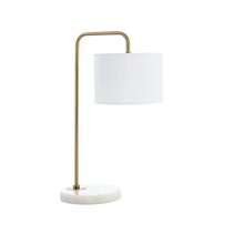 Ingrid Table Lamp Gold / White - INGRID TL-GDWH