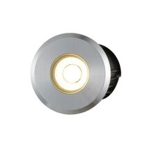 Luc 3W 8V~26V AC / DC LED Inground Uplighter Aluminium / Warm White - LUC.G3-AL83-826