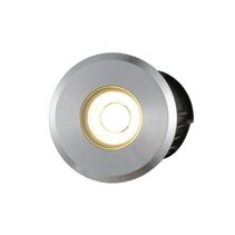 Luc 3W 8V~26V LED Inground Uplighter Aluminium / Warm White - LUC.G3-AL83-826