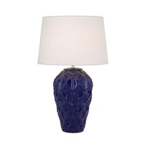 Madrid Ceramic Table Lamp Blue - MADRID TL-BLWH