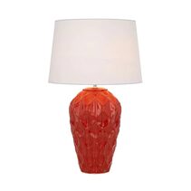 Madrid Ceramic Table Lamp Red - MADRID TL-RDWH