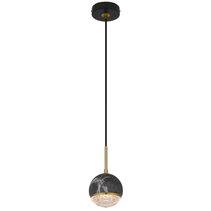 Oneta 1 Light Pendant Black - ONETA PE01-BKCL