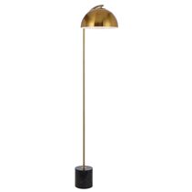 Ortez Floor Lamp Black Marble / Antique Gold - ORTEZ FL-BKAG