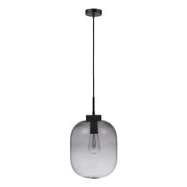 Flaunt Glass Pendant Light Black / Smoke - 22737