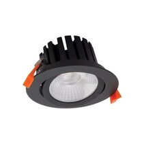 Aqua Tilt 13W Dimmable LED Downlight Black / Tri-Colour IP65 - 21274