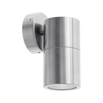 Shadow 6W Fixed LED Wall Pillar Light Titanium Silver / Tri-Colour - 49018