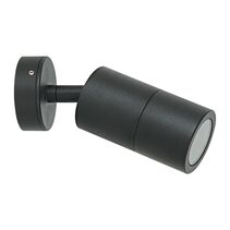 Shadow 6W 240V Dimmable LED Single Adjustable Wall Pillar Light Black / Tri-Colour - 49046
