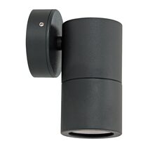 Shadow 6W 240V Dimmable LED Fixed Wall Pillar Light Black / Tri-Colour - 49016