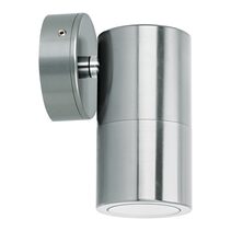 Shadow 6W 240V Dimmable LED Fixed Wall Pillar Light Titanium Silver / Tri-Colour - 49018