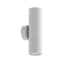 Shadow 2 x 6W LED Up / Down Wall Pillar Light White / Tri-Colour - 49027