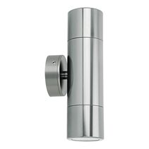 Shadow 12W 240V Dimmable LED Up/Down Wall Pillar Light Titanium Silver / Tri-Colour - 49028