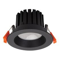 Aqua 13W Dimmable LED Downlight Black / Tri-Colour IP65 - 21272
