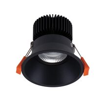 Deep-12 Deepset 12W LED Dali Dimmable Adjustable Downlight Black / Tri-Colour - 21738