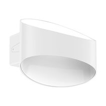 Glow-8 Dimmable 8W LED Up/Down Wall Light White / Tri-Colour - 22661