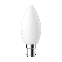 Filament Frosted Candle 4.8W B15 Dimmable LED Globe / Warm White - 65966