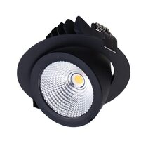 Scoop-25 25W Dimmable LED Downlight Black / Tri-Colour - 20470