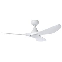 Surf 48" DC Ceiling Fan With 20W Dimmable LED Matt White / Tri-Colour - 20549701