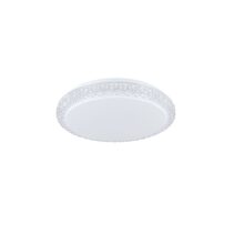 Delilah 18W LED Crystal Effect Oyster White / Tri-Colour - 205668