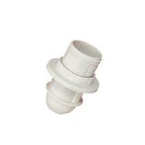 Lampholder 10mm Thread SES With Fixed Base Lip White