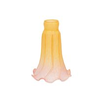 Lily Lampshade Replacement Glass Only - Sunshine / Blush