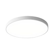Oblique 30W LED Dimmable Oyster Matt White / Tri-Colour - UOYS-30WH-3CCT