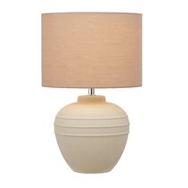 Sierra Ceramic Table Lamp Sand - SIERRA TL-SD