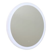Round 35W LED Bathroom Wall Mirror White / Tri-Colour - UMRR-RD-762CLR
