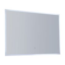 Rectangular 40W LED Bathroom Wall Mirror White / Tri-Colour - UMRR-RT-900CLR