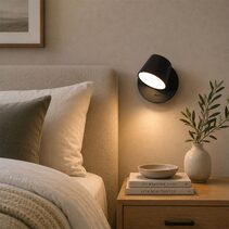 Yarra 1 Light 7.4W LED Wall Light Matt Black / Warm White - UWLYARRA1BLK-WW