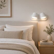 Yarra 2 Light 14.8W LED Wall Light Matt White / Warm White - UWLYARRA2WH-WW