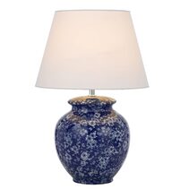 Yulan Ceramic Table Lamp Blue - YULAN TL-BLWH