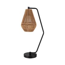 Carter-DL Paper Rope Desk Lamp Natural - 23149