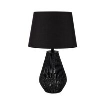 Carter-TL Paper Rope Table Lamp Black - 23146
