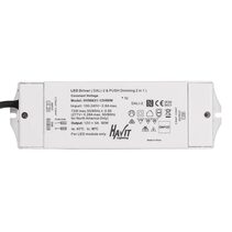 Indoor 12V DC 60W Dali + Push Dim Constant Voltage LED Driver - HV96631-12V60W